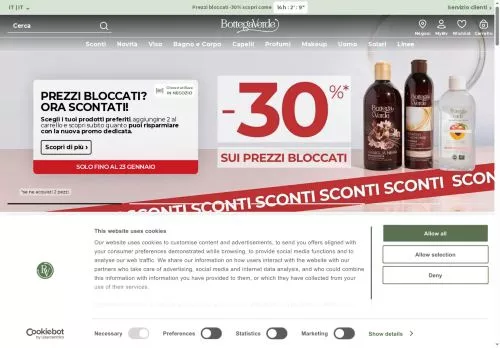 Bottega Verde Gennaio 2026