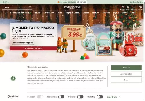 Bottega Verde Dicembre 2025