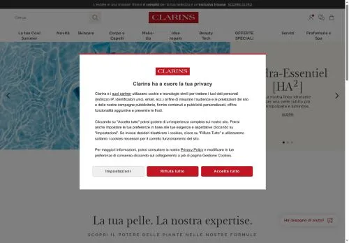 Clarins Agosto 2026