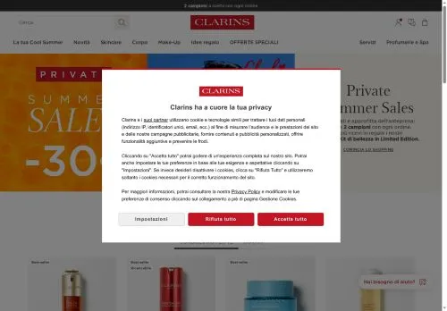 Clarins Giugno 2026