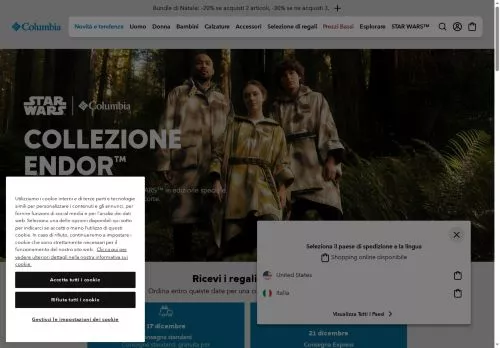 Columbia Dicembre 2025