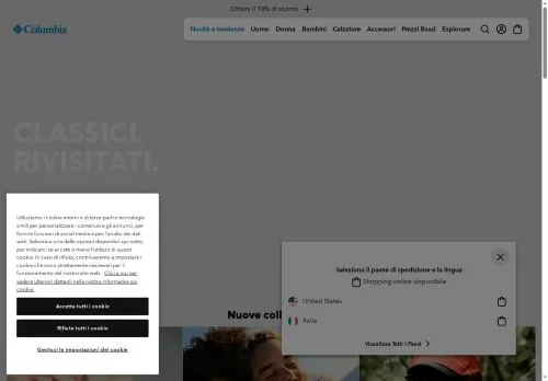 Columbia Aprile 2026