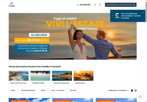 Costa Crociere Marzo 2026