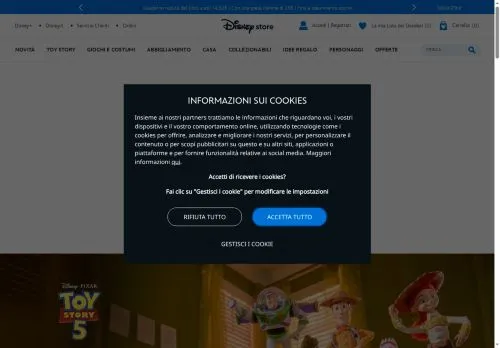 Disney Store Agosto 2026