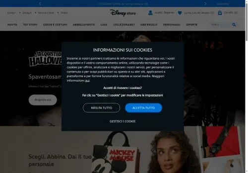 Disney Store Settembre 2026