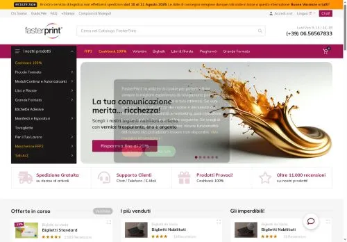 Fasterprint Agosto 2026