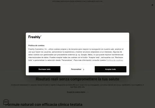 Freshly Cosmetics Agosto 2026