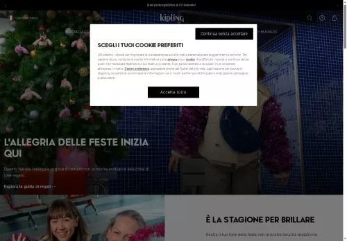 Kipling Dicembre 2025