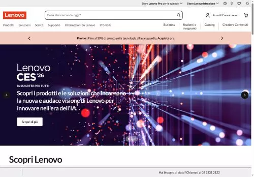 Lenovo Gennaio 2026