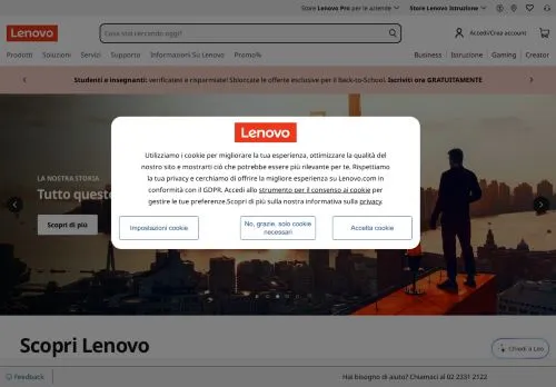 Lenovo Settembre 2026