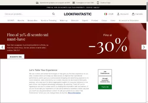 Look Fantastic Gennaio 2026