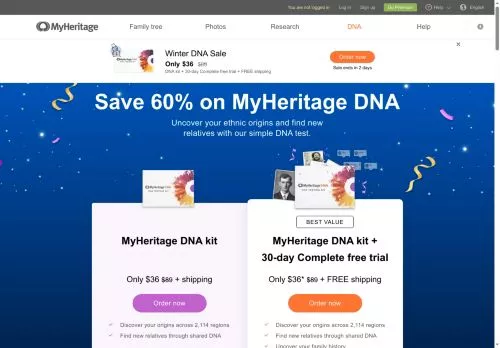 Myheritage Gennaio 2026