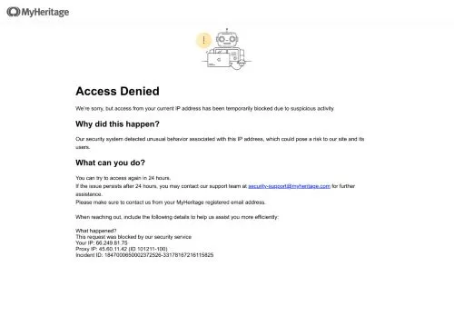 Myheritage Gennaio 2026