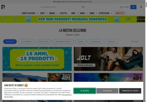 Private Sport Shop Giugno 2026