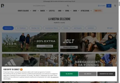 Private Sport Shop Giugno 2026