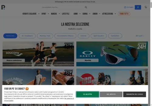 Private Sport Shop Agosto 2026