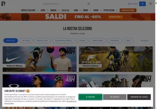 Private Sport Shop Gennaio 2026
