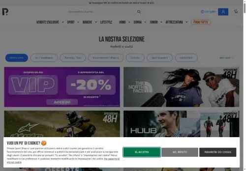 Private Sport Shop Settembre 2026