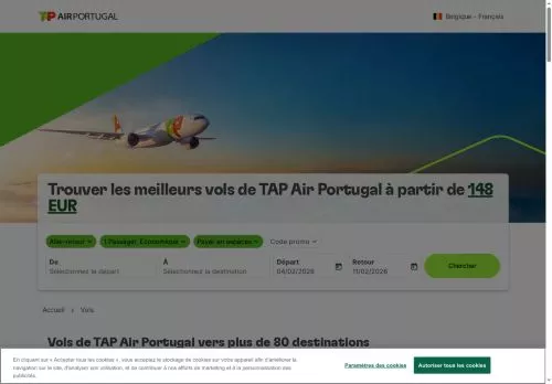 TAP Air Portugal Gennaio 2026
