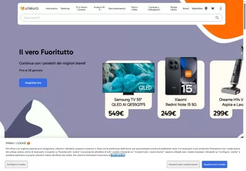 Unieuro Gennaio 2026