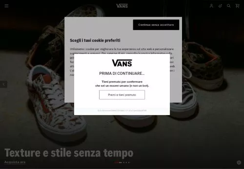 Vans Febbraio 2026