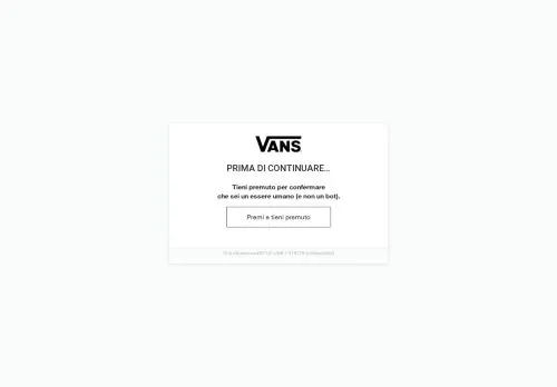 Vans Marzo 2026