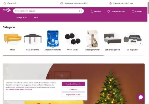VidaXL Dicembre 2025