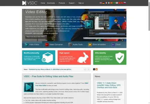 VSDC Video Editor Maggio 2026