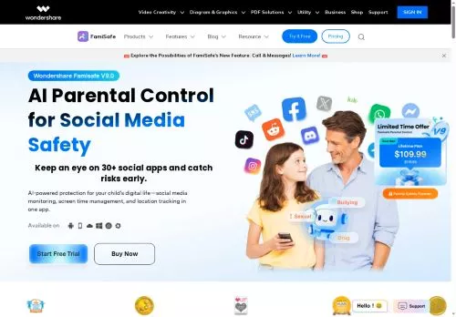 Wondershare FamiSafe Gennaio 2026