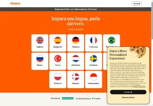 Babbel Ottobre 2026