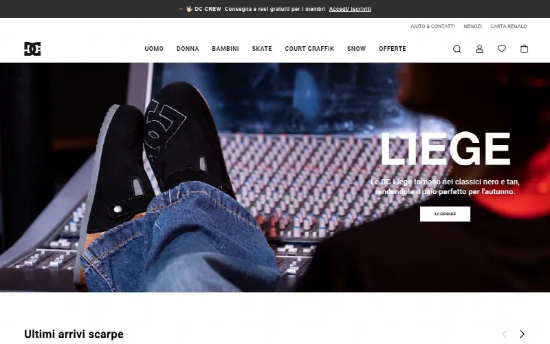 DC Shoes Ottobre 2026