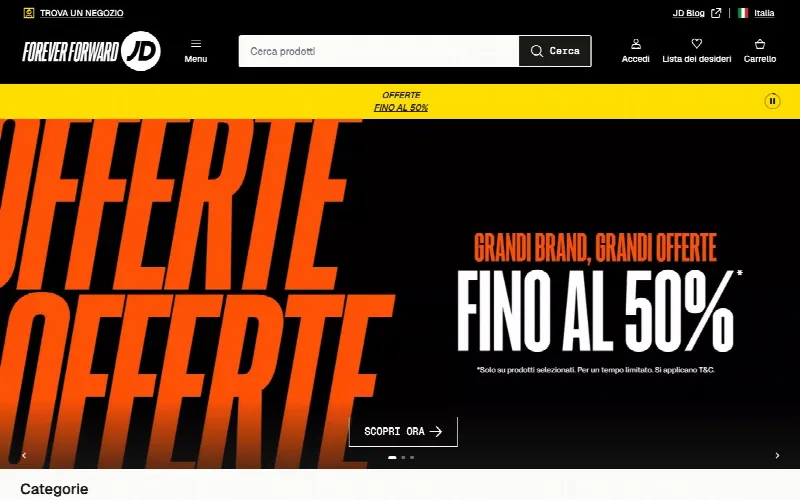 JD Sports Ottobre 2026