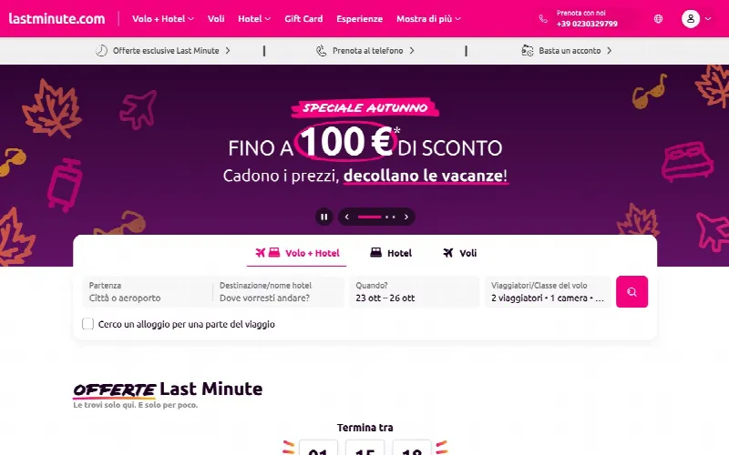 Lastminute Ottobre 2026