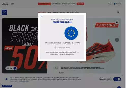 Mizuno Novembre 2025