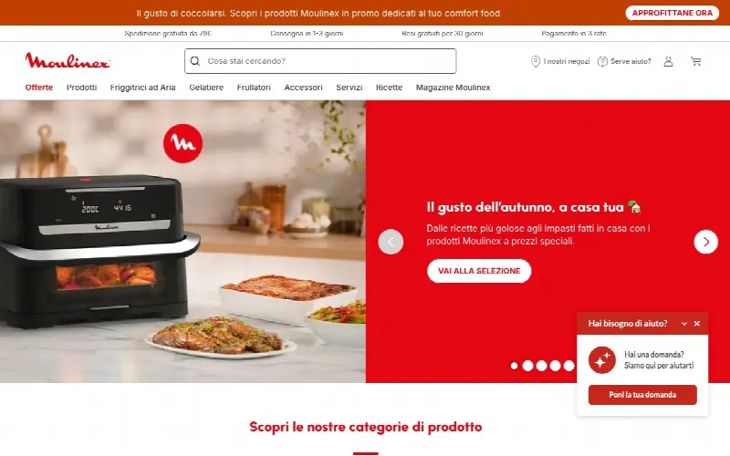Moulinex Ottobre 2026