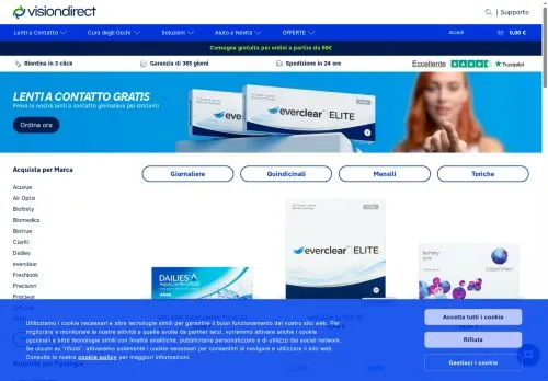 Vision Direct Ottobre 2026