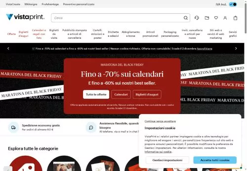 Vistaprint Novembre 2025