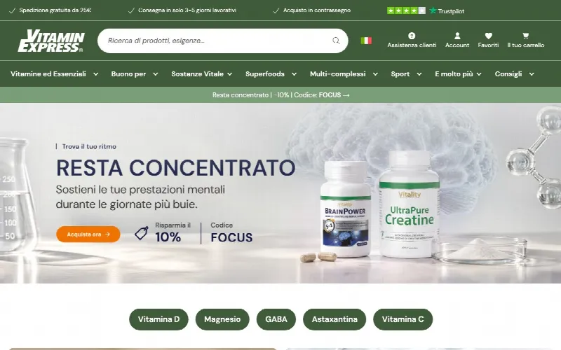 Vitamin Express Ottobre 2026