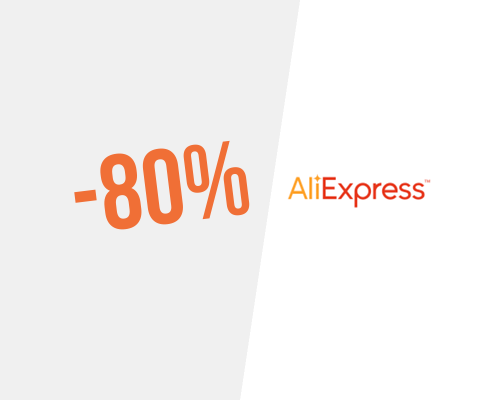 80% di sconto sui top brands su Ali Express
