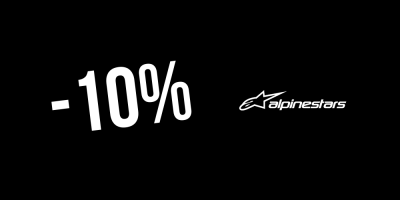 10% di sconto su Alpinestars — Iscriviti alla newsletter