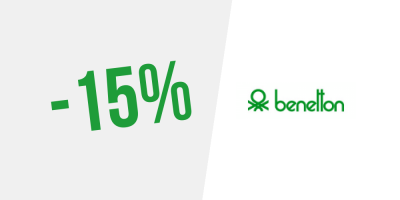 15% di sconto su Benetton — Iscriviti alla newsletter