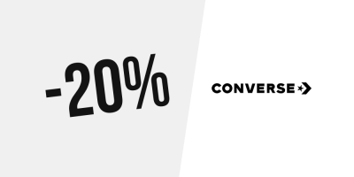 20% di sconto su Converse — Iscriviti alla newsletter