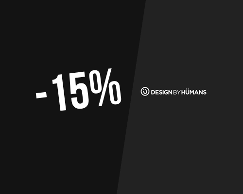15% di sconto su Design By Humans (Iscriviti a la newsletter)