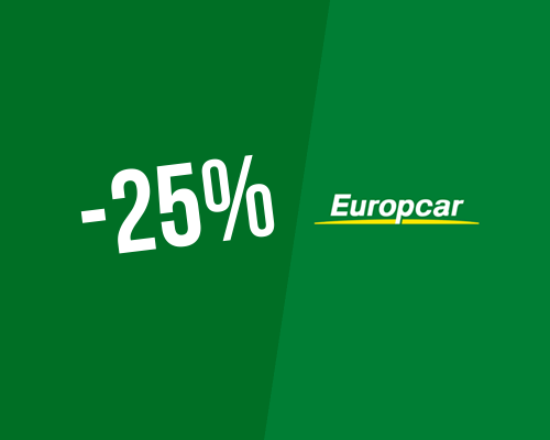 Fino al 25% di sconto su Europcar