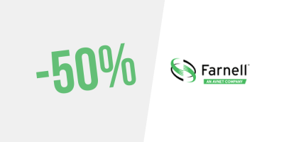 Offerte speciali ! Fino al 50% di sconto su Farnell