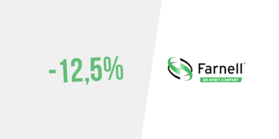 Esclusivo ! 12,5% di sconto su Farnell