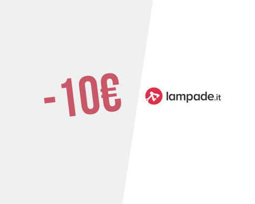 10€ di sconto su Lampade.it (Abbonati ora alla Newsletter)