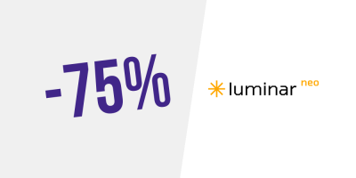 Esclusivo! Fino all’75% di sconto + 10€ extra su Luminar Neo