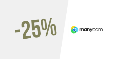Esclusivo ! 25% di sconto su Manycam Studio — Licenza annuale
