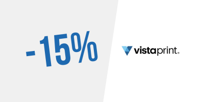 15% di sconto su Vistaprint — Per i nuovi clienti
